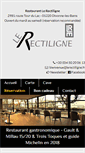 Mobile Screenshot of lerectiligne.fr